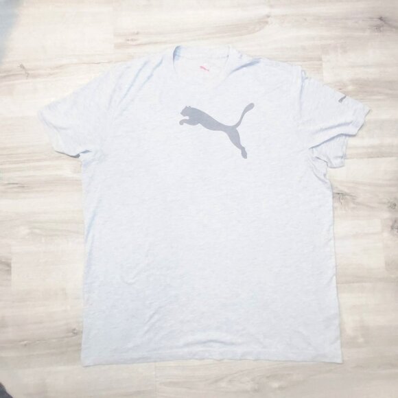 MEN'S PUMA ATHLETIC T-SHIRT GRAY SIZE XL #B18-C1532 - Picture 1 of 3